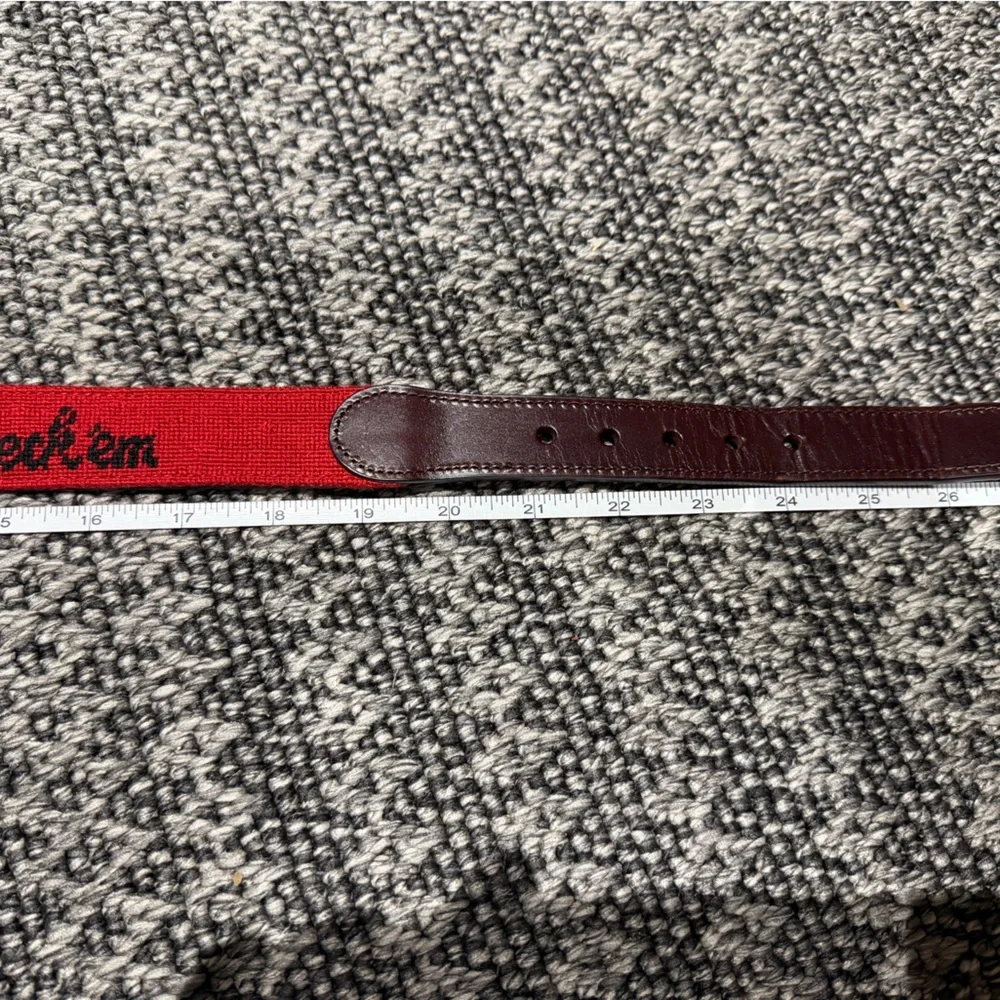 Texas Tech Needlepoint Belt